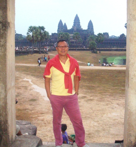 CB Andrew at Angkor Wat