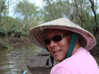Punting in Mekong Delta